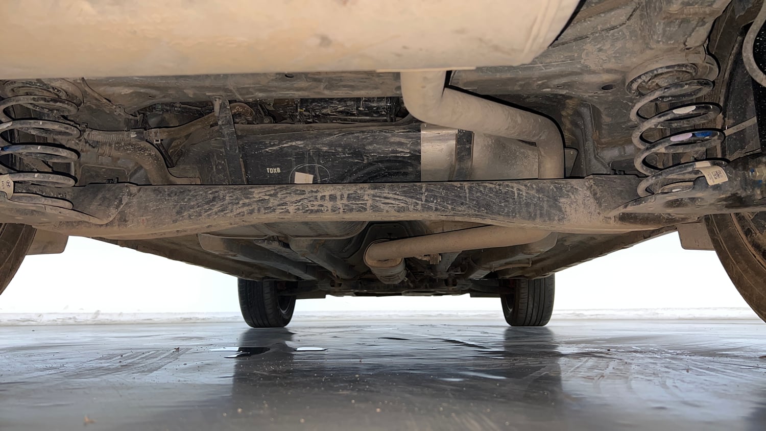 Used 2024 Hyundai Creta N-Line N10 1.5 Turbo DCT Petrol Automatic extra REAR UNDERBODY VIEW (TAKEN FROM REAR)
