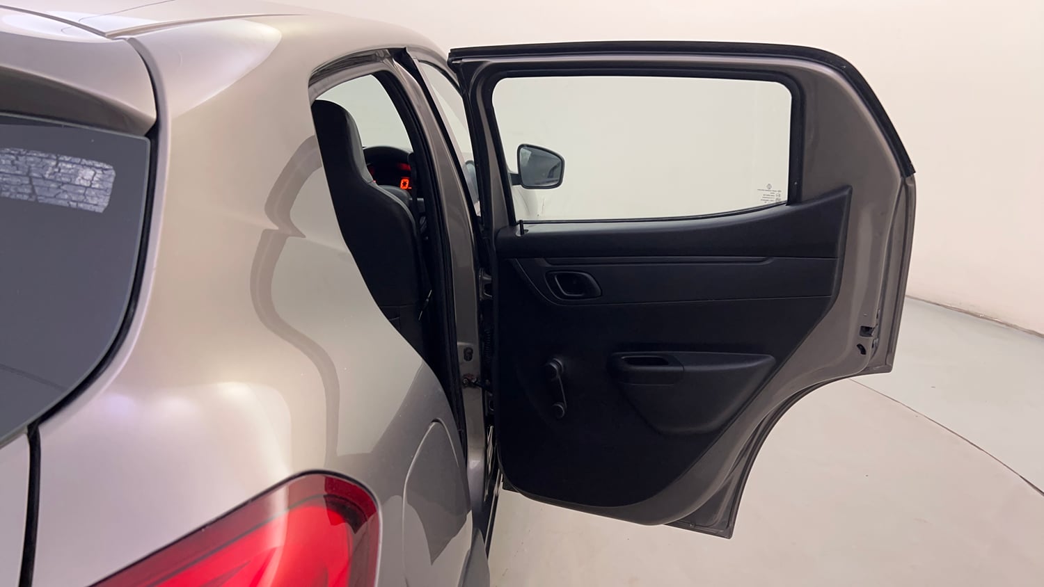 Used 2018 Renault Kwid 1.0 RXT AMT Opt Petrol Automatic interior RIGHT REAR DOOR OPEN VIEW