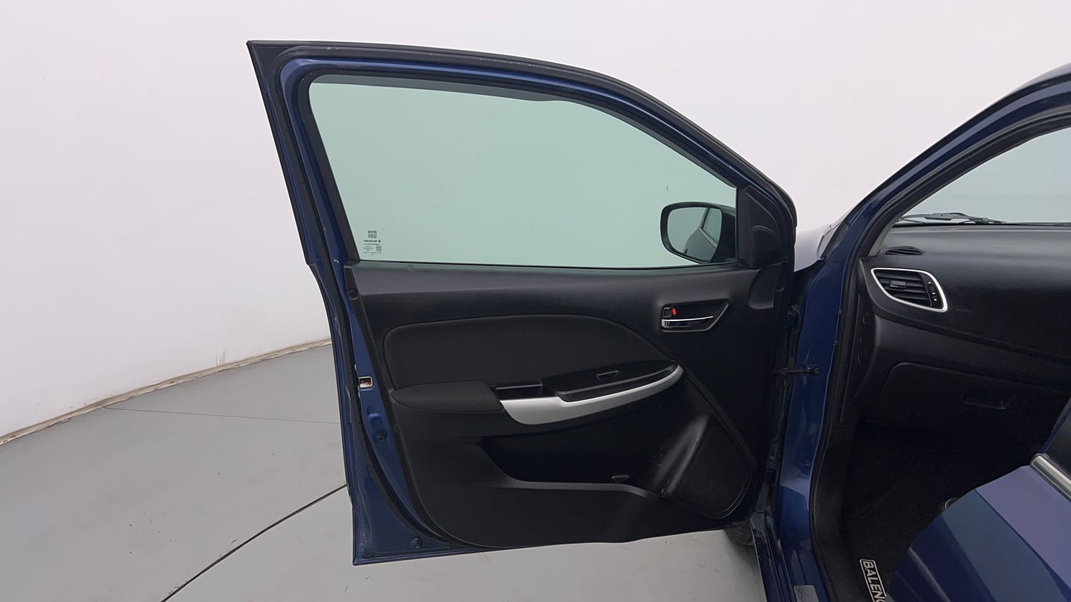 Used 2018 Maruti Suzuki Baleno Zeta 1.2 Petrol Manual interior LEFT FRONT DOOR OPEN VIEW