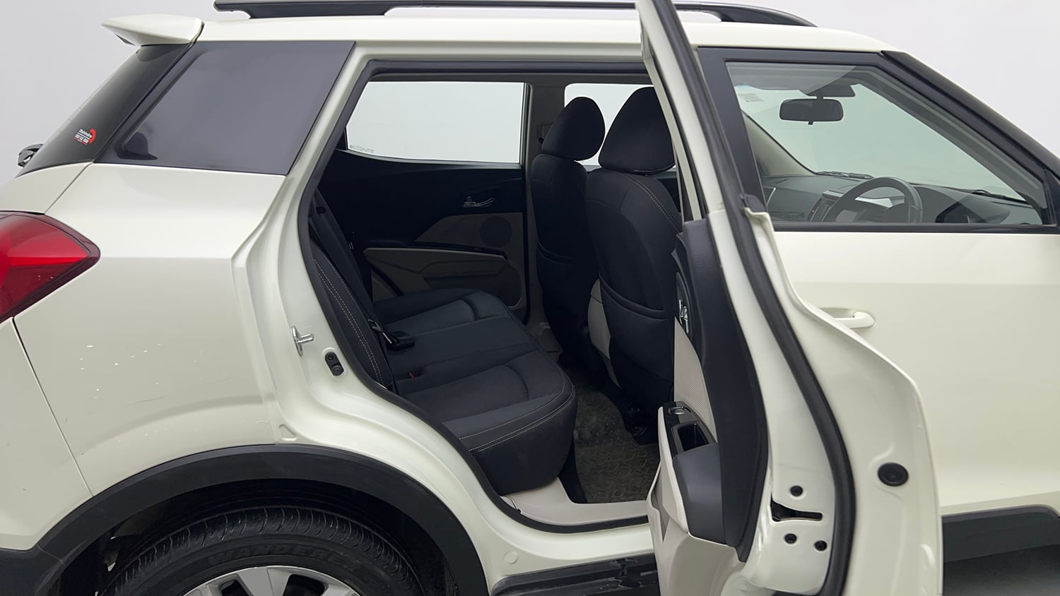 Used 2021 Mahindra XUV 300 W8 1.2 Petrol Petrol Manual interior RIGHT SIDE REAR DOOR CABIN VIEW