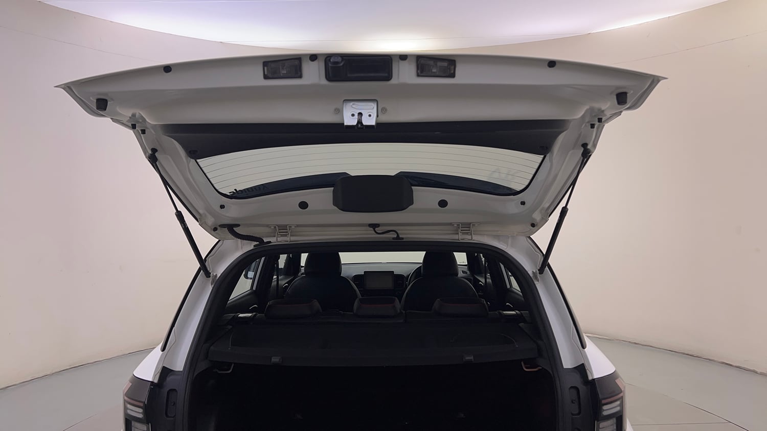 Used 2023 Hyundai Venue N-Line N6 DCT Dual Tone Petrol Automatic interior DICKY DOOR OPEN VIEW