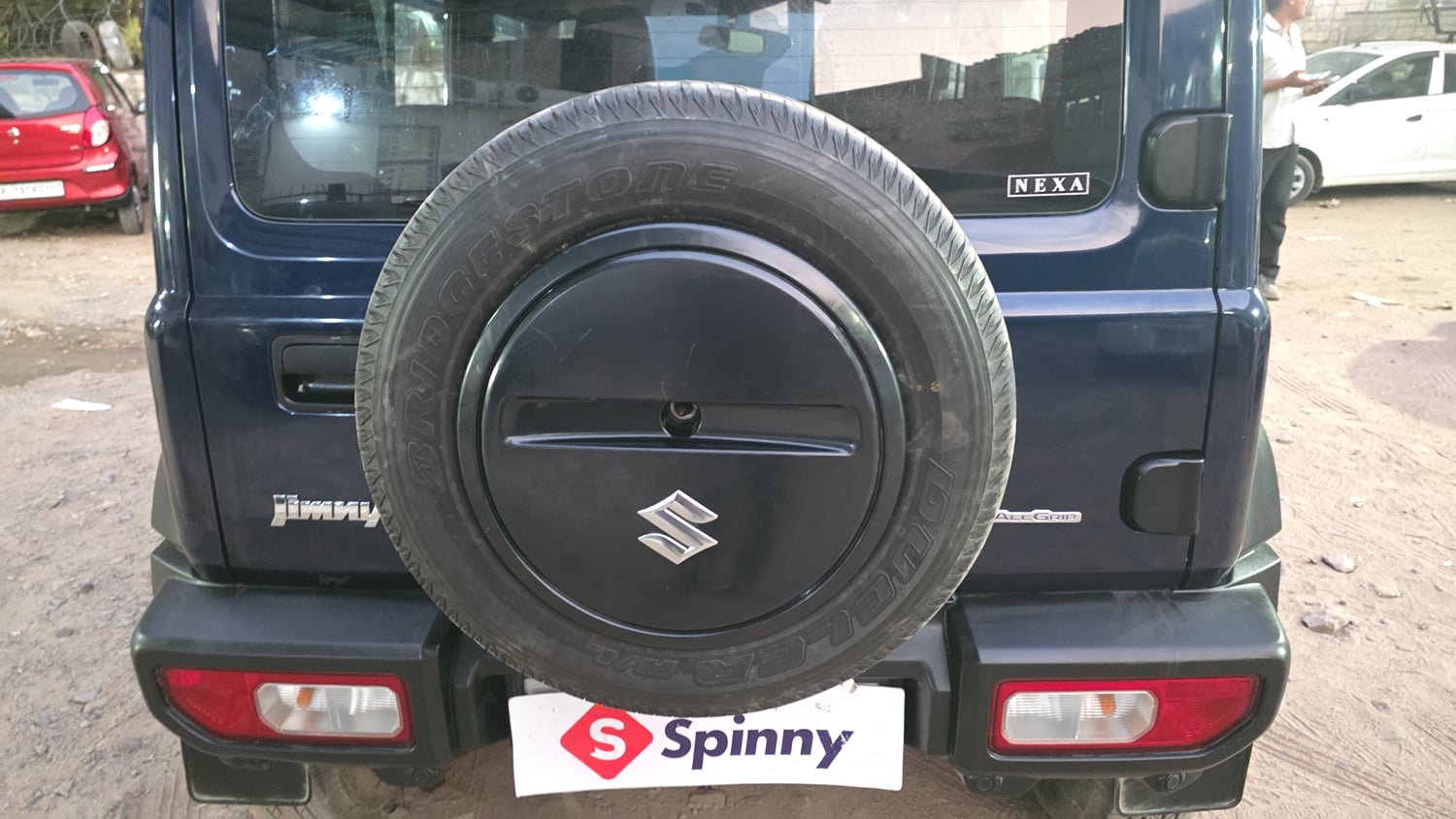 Used 2024 Maruti Suzuki Jimny Zeta MT Petrol Manual tyres SPARE TYRE VIEW