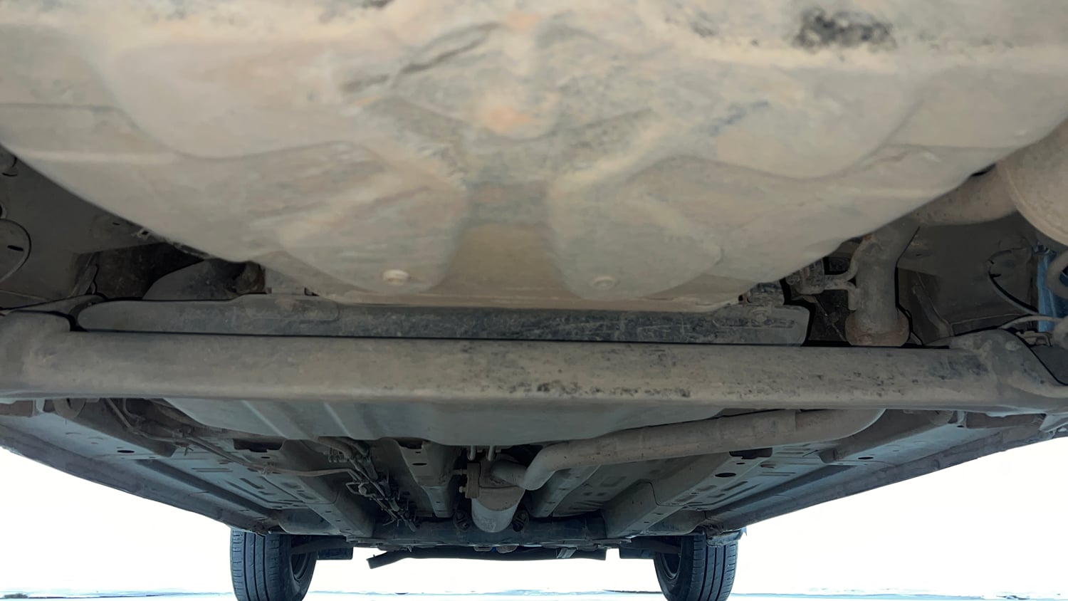 Used 2023 Tata Punch Pure MT Petrol Manual extra REAR UNDERBODY VIEW (TAKEN FROM REAR)