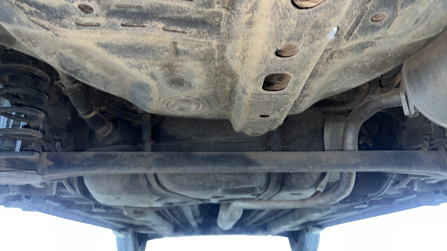 Used 2012 Maruti Suzuki Swift Dzire VXI Petrol Manual extra REAR UNDERBODY VIEW (TAKEN FROM REAR)