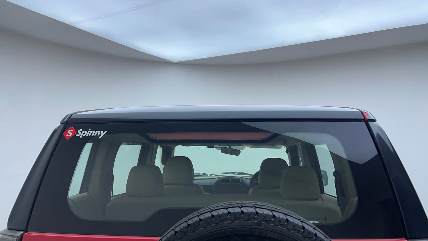 Used 2020 Mahindra TUV300 T4 Plus Diesel Manual exterior BACK WINDSHIELD VIEW