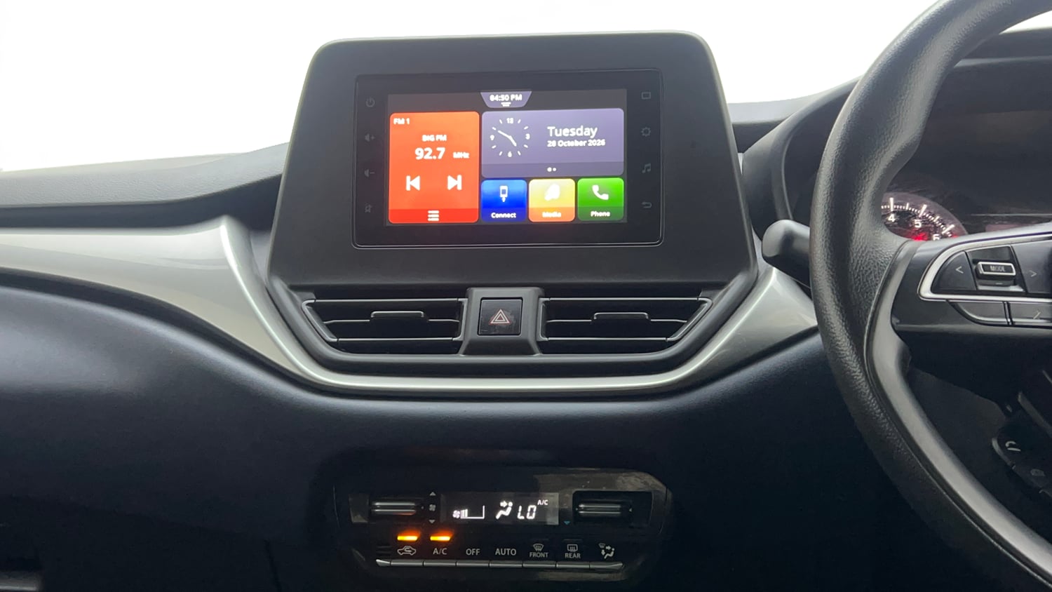 Used 2023 Maruti Suzuki Baleno Delta AGS Petrol Automatic interior MUSIC SYSTEM & AC CONTROL VIEW