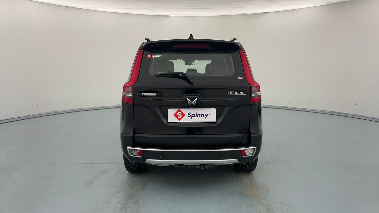 Used 2022 Mahindra Scorpio N Z8 L Petrol AT 7 STR Petrol Automatic exterior BACK VIEW