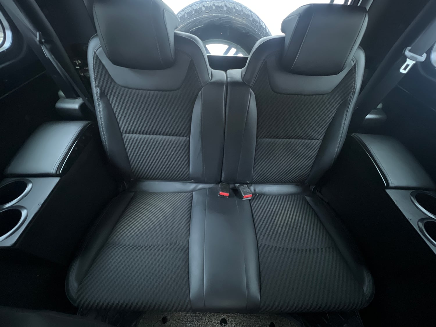 Used 2021 mahindra Thar LX Hard Top Petrol MT 4WD Petrol Manual interior REAR SEAT CONDITION VIEW