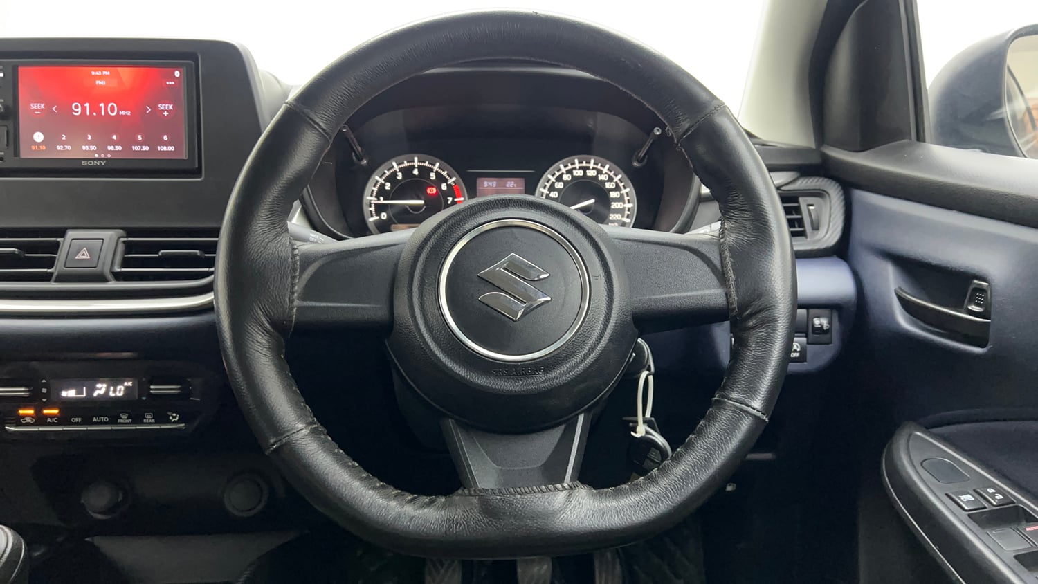 Used 2022 Maruti Suzuki Baleno Sigma MT Petrol Manual interior STEERING VIEW