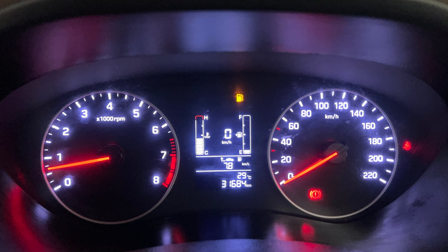 Used 2019 Hyundai Elite i20 Sportz Plus 1.2 Petrol Manual interior CLUSTERMETER VIEW