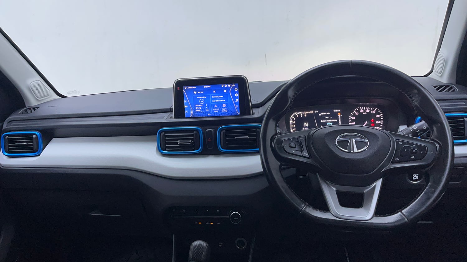 Used 2023 Tata Punch Creative AMT Petrol Automatic interior DASHBOARD VIEW