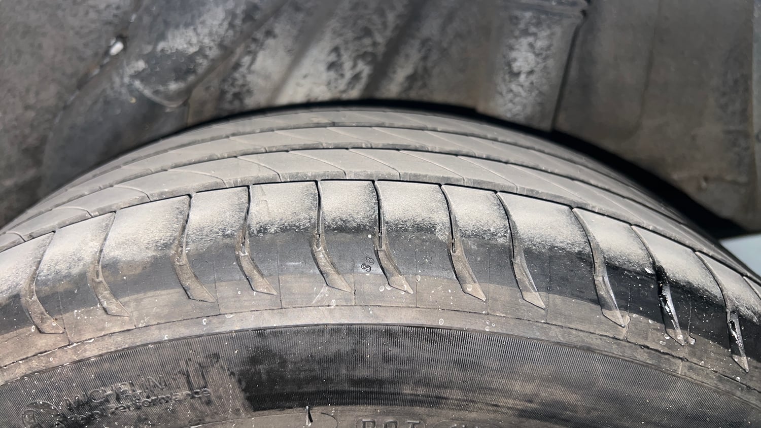 Used 2019 Hyundai Verna SX 1.6 VTVT Petrol Manual tyres LEFT REAR TYRE TREAD VIEW