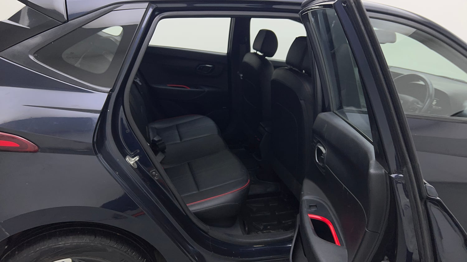 Used 2022 Hyundai i20 N Line N8 1.0 Turbo DCT Petrol Automatic interior RIGHT SIDE REAR DOOR CABIN VIEW