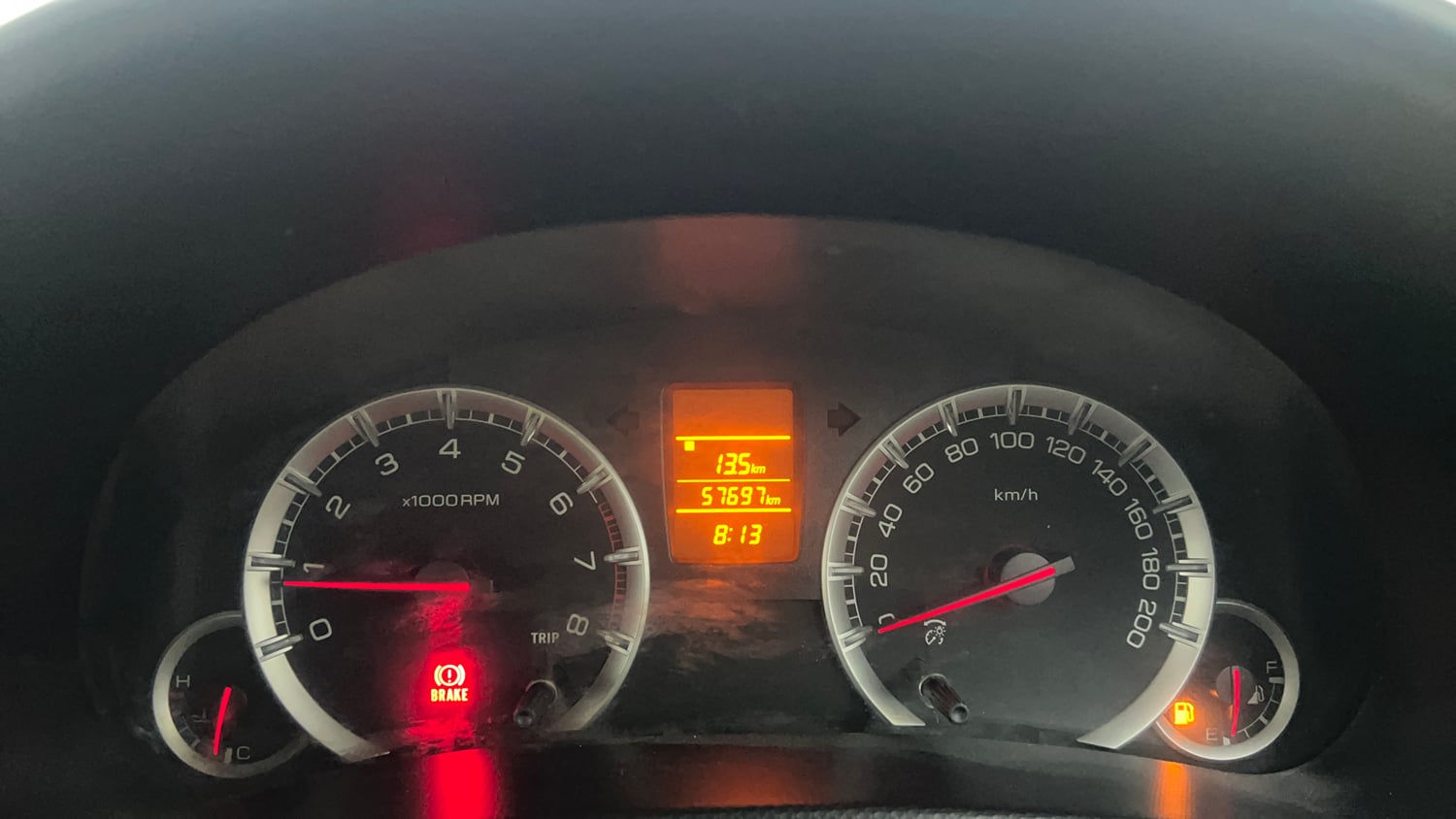 Used 2015 Maruti Suzuki Swift Dzire VXI Petrol Manual interior CLUSTERMETER VIEW