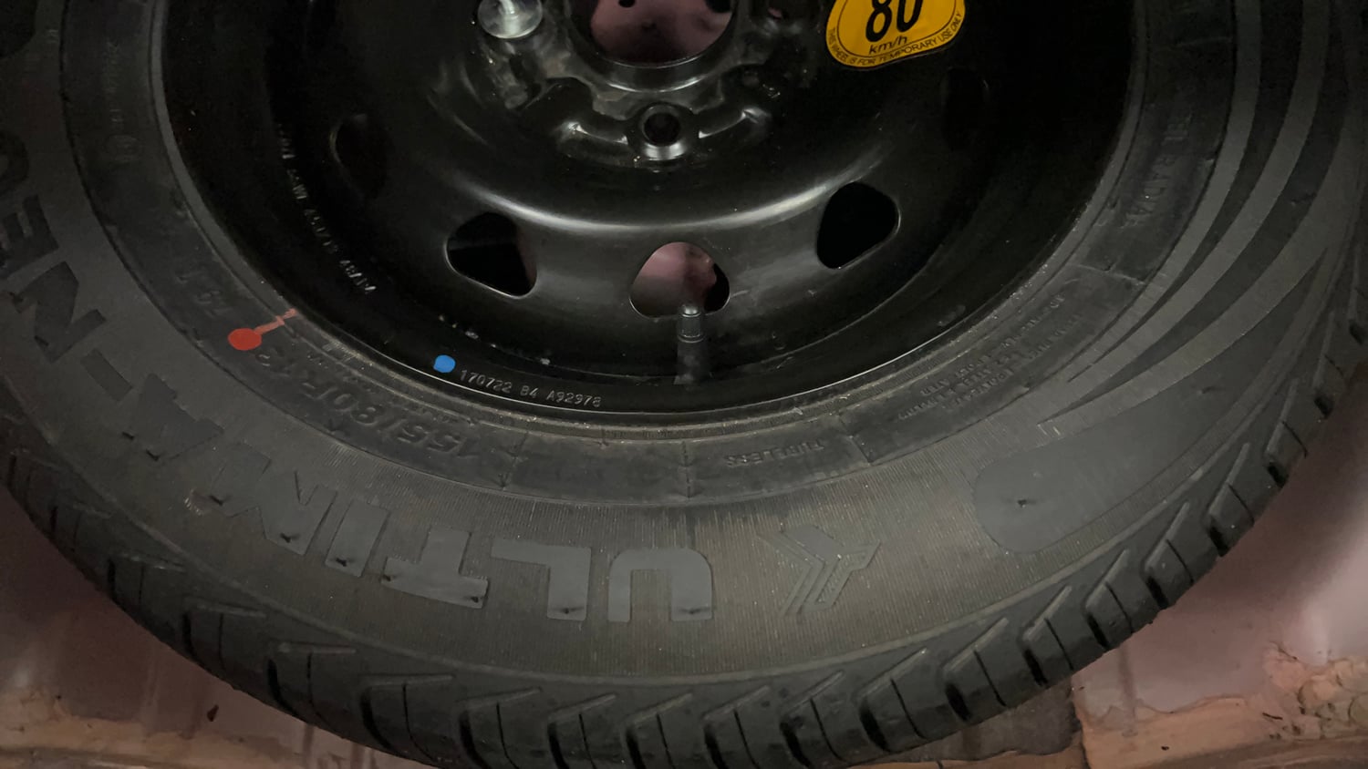 Used 2023 Tata Tiago XT CNG Cng Manual tyres SPARE TYRE VIEW