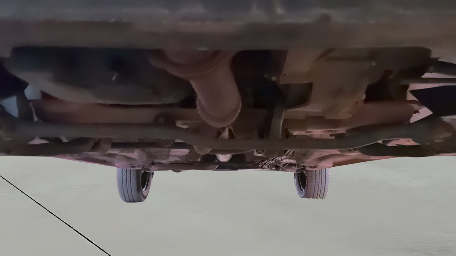 Used 2021 Tata Tiago XT Petrol Manual extra FRONT LEFT UNDERBODY VIEW