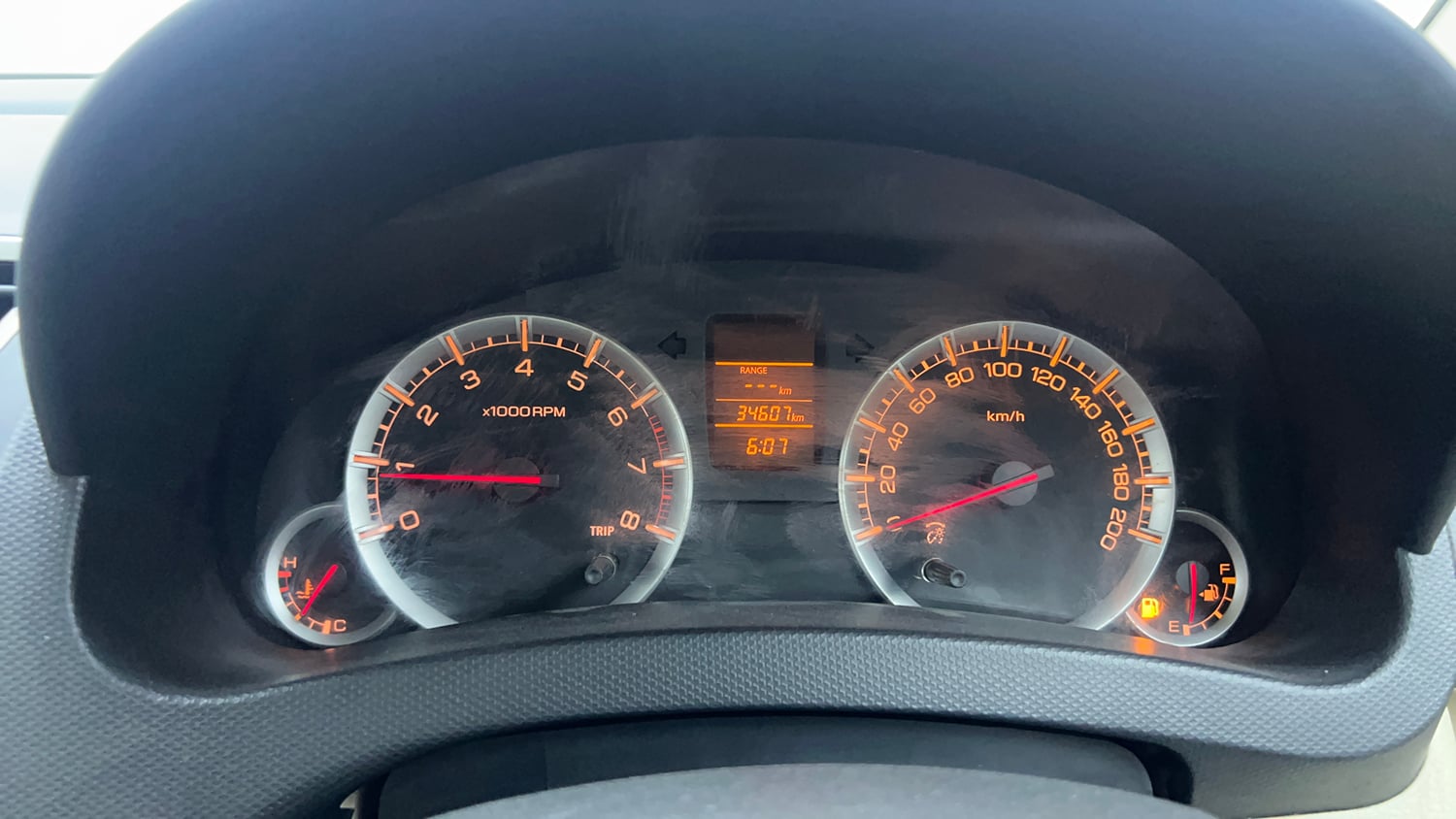 Used 2012 Maruti Suzuki Swift Dzire VXI Petrol Manual interior CLUSTERMETER VIEW