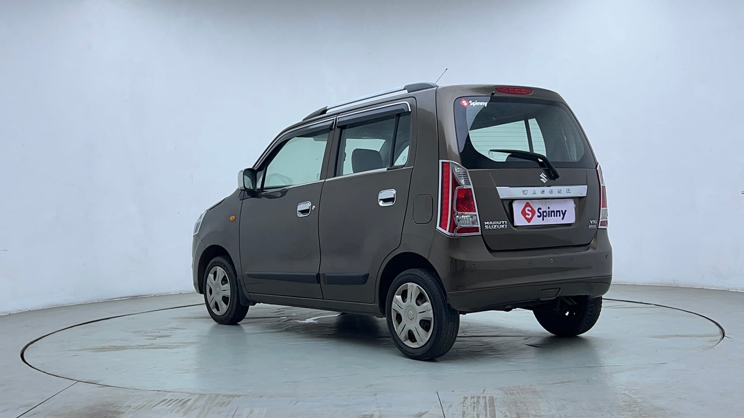 Used 2018 Maruti Suzuki Wagon R 1.0 VXI AMT Petrol Automatic exterior LEFT REAR CORNER VIEW