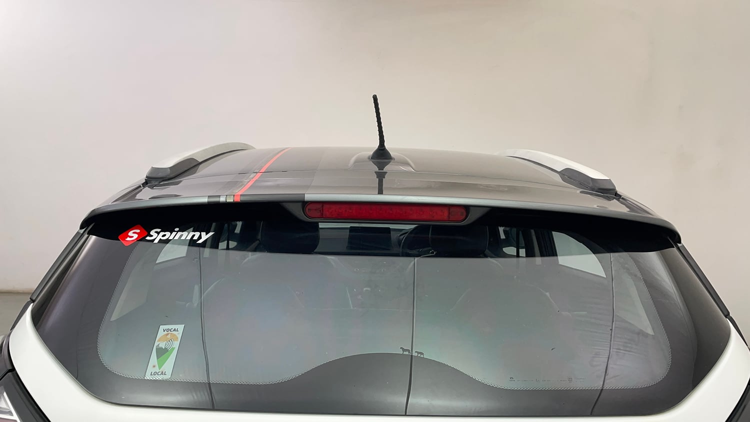 Used 2021 Tata Nexon XM (S) Petrol Manual exterior BACK WINDSHIELD VIEW
