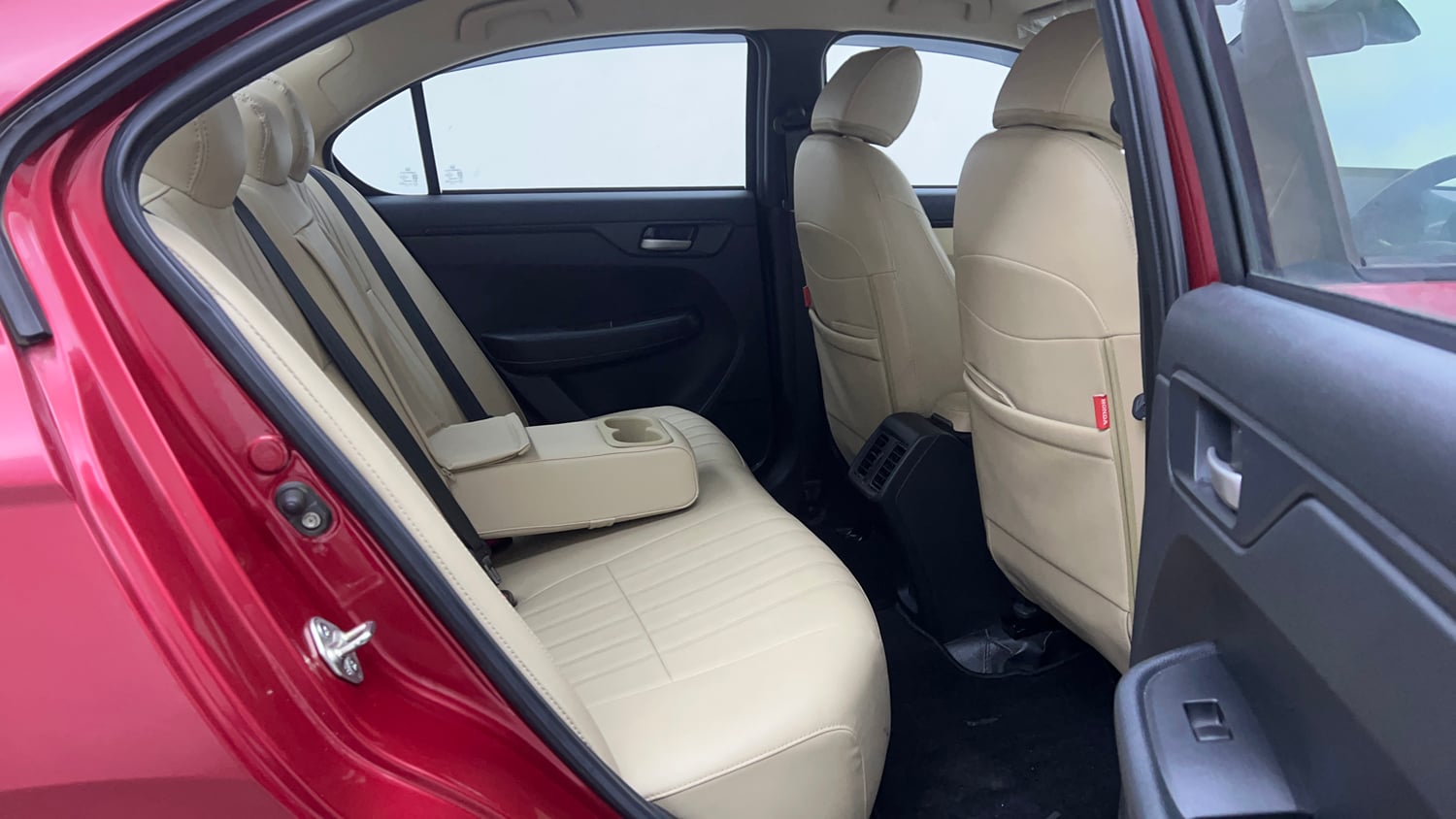 Used 2025 Honda Amaze ZX 1.2 Petrol CVT Petrol Automatic interior RIGHT SIDE REAR DOOR CABIN VIEW