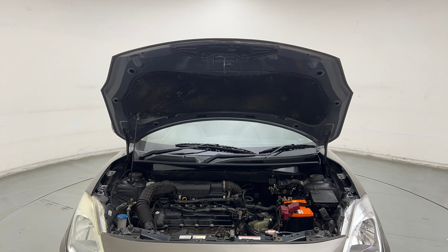 Used 2018 Maruti Suzuki Dzire VXi AMT Petrol Automatic engine ENGINE & BONNET OPEN FRONT VIEW