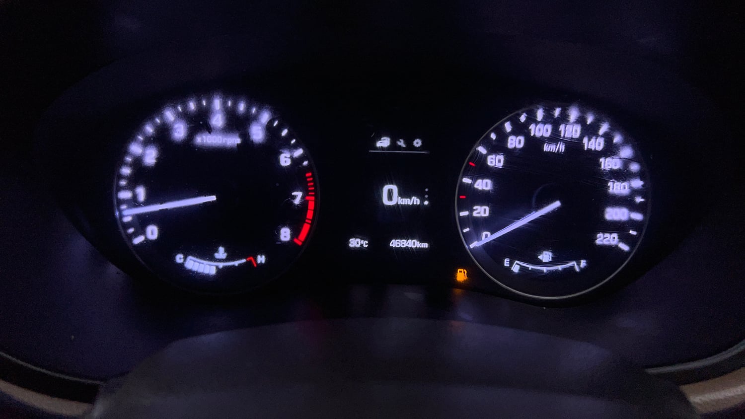 Used 2017 Hyundai Elite i20 Asta 1.2 (O) Petrol Manual interior CLUSTERMETER VIEW