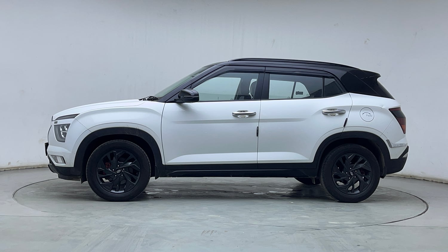 Used 2022 Hyundai Creta SX (O) 1.5 Petrol IVT Knight Petrol Automatic exterior LEFT SIDE VIEW