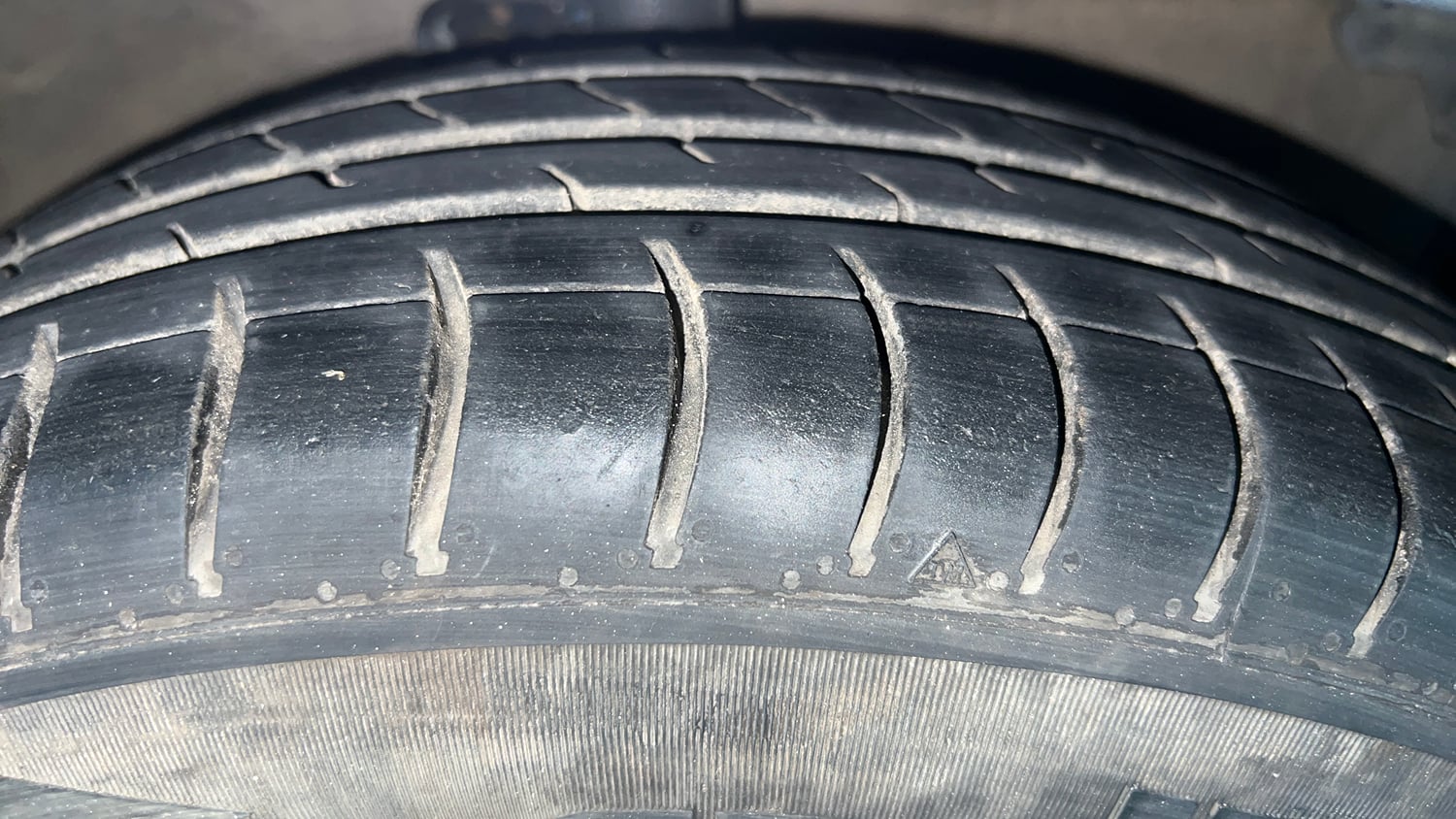 Used 2017 Maruti Suzuki Celerio ZXi AMT Petrol Automatic tyres RIGHT FRONT TYRE TREAD VIEW