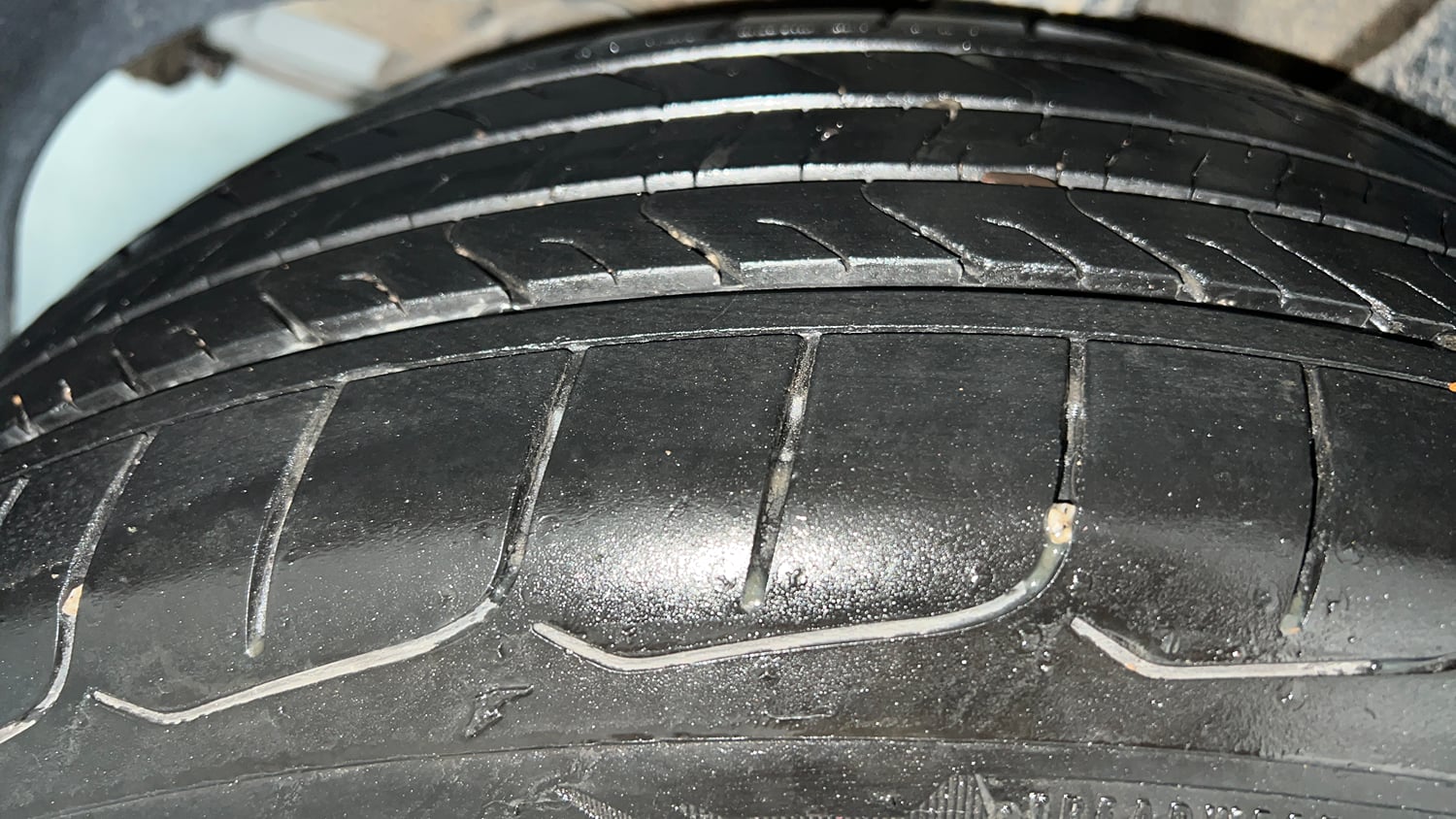 Used 2020 Kia Seltos HTX 1.5 Petrol Manual tyres RIGHT REAR TYRE TREAD VIEW