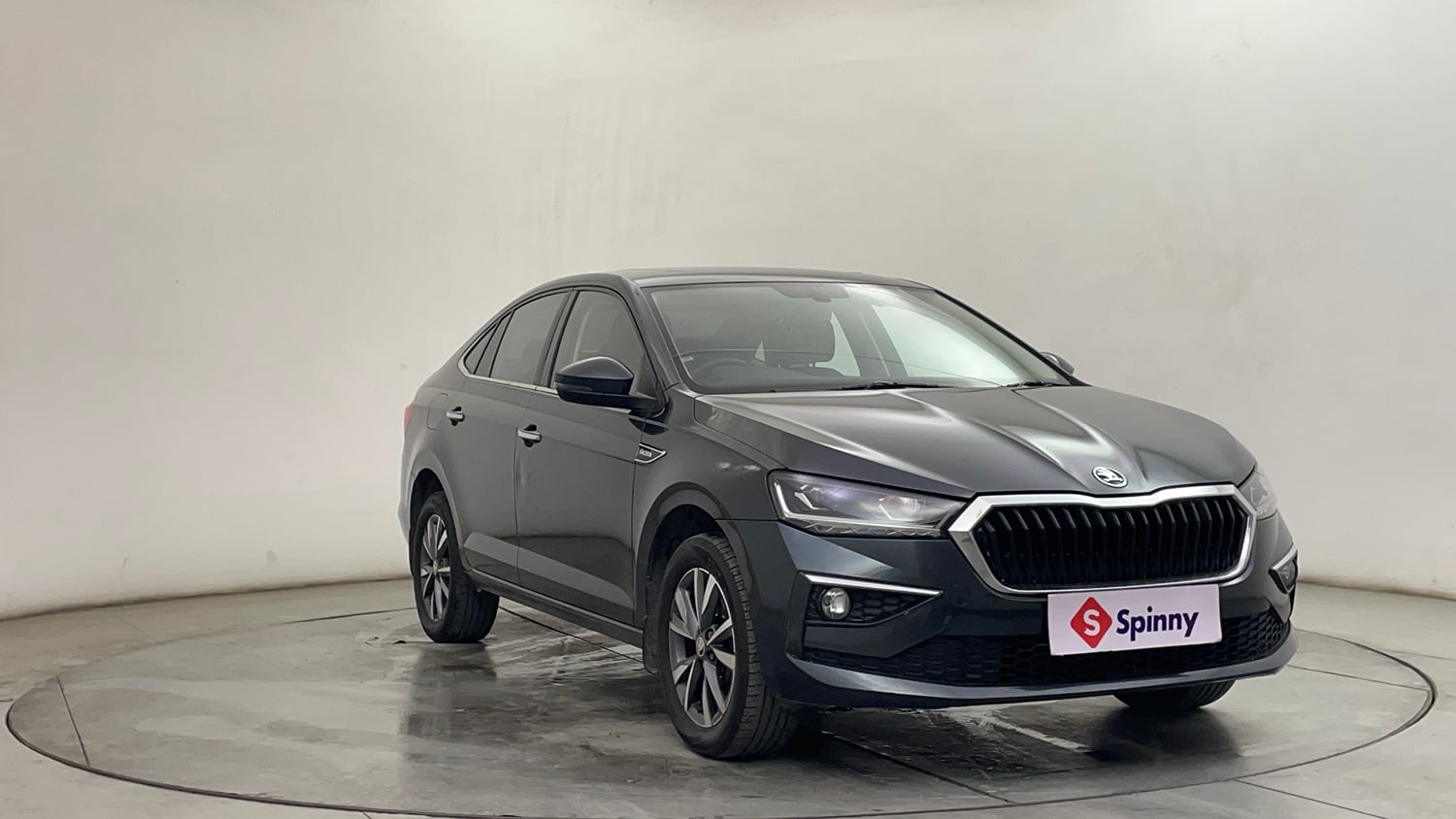 Used 2024 Skoda Slavia Style 1.0L TSI MT Petrol Manual exterior RIGHT FRONT CORNER VIEW