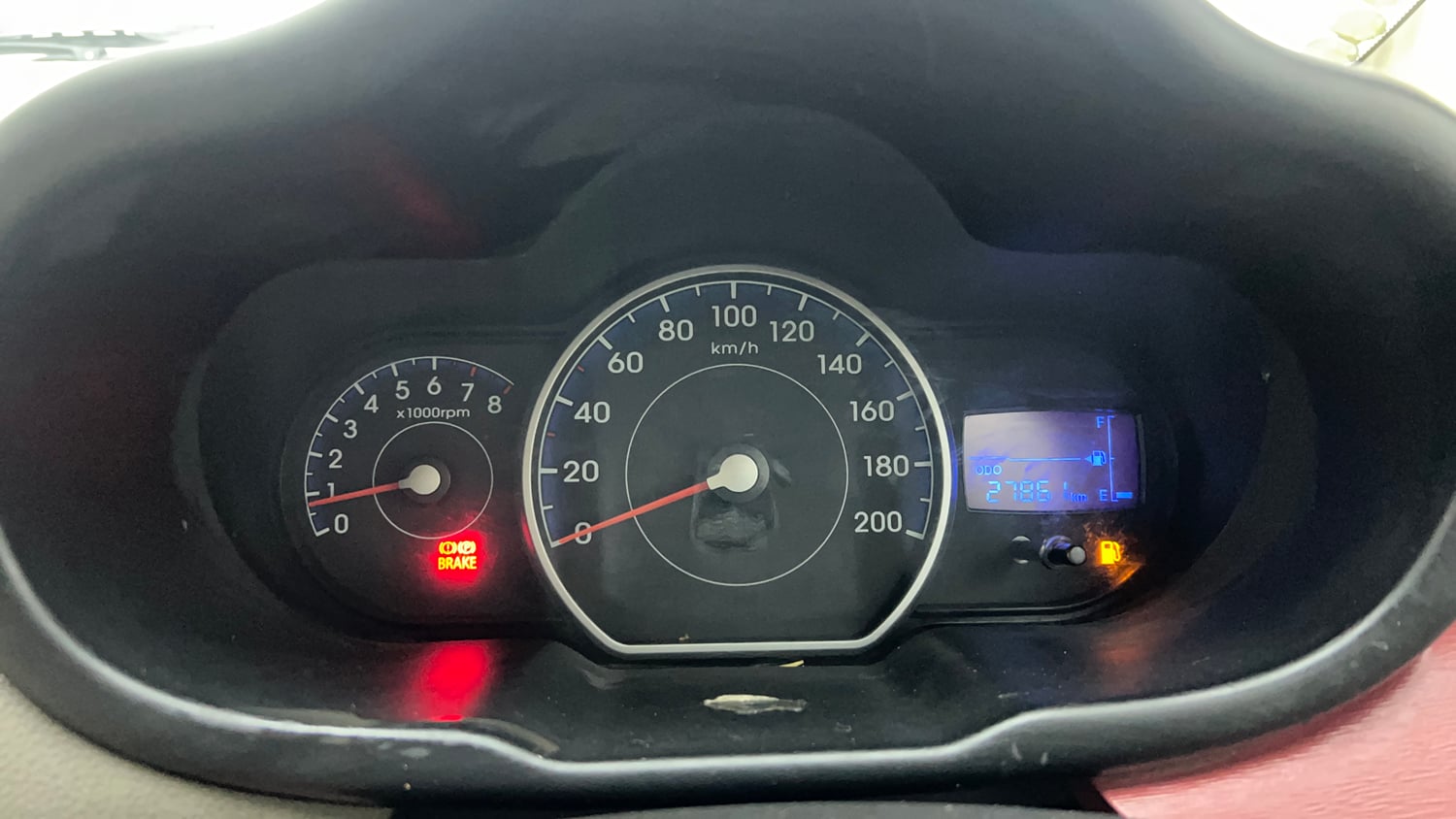 Used 2013 Hyundai i10 Magna 1.2 Kappa2 Petrol Manual interior CLUSTERMETER VIEW