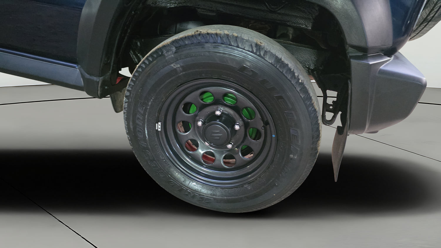 Used 2024 Maruti Suzuki Jimny Zeta MT Petrol Manual tyres LEFT REAR TYRE RIM VIEW
