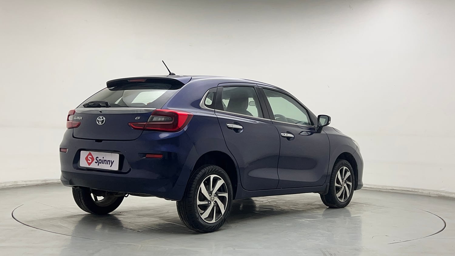 Used 2023 Toyota Glanza G Petrol Manual exterior RIGHT REAR CORNER VIEW