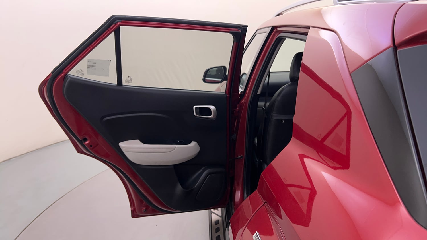 Used 2023 Hyundai Venue SX (O) 1.0 Turbo DCT Petrol Automatic interior LEFT REAR DOOR OPEN VIEW