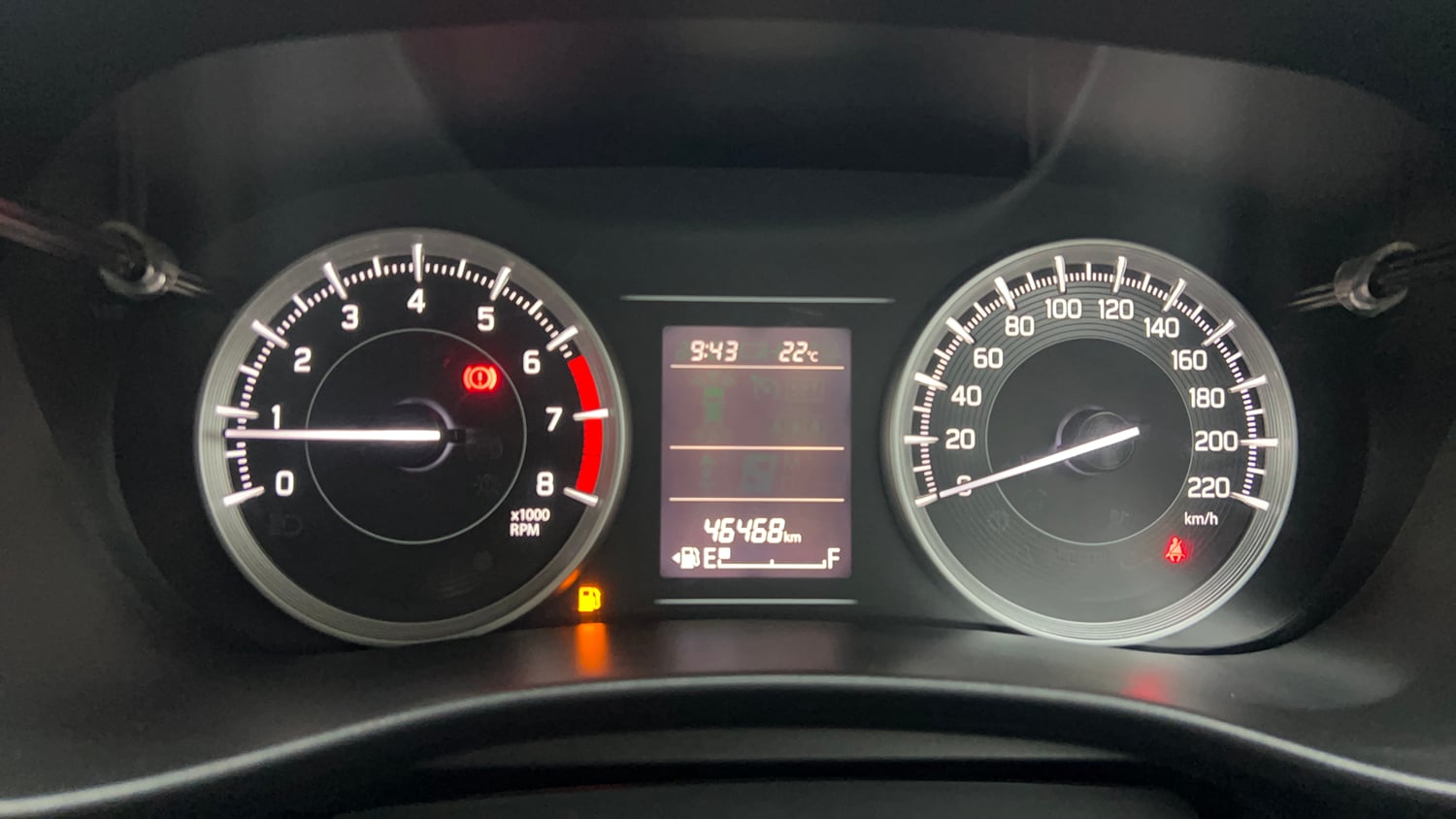 Used 2022 Maruti Suzuki Baleno Sigma MT Petrol Manual interior CLUSTERMETER VIEW