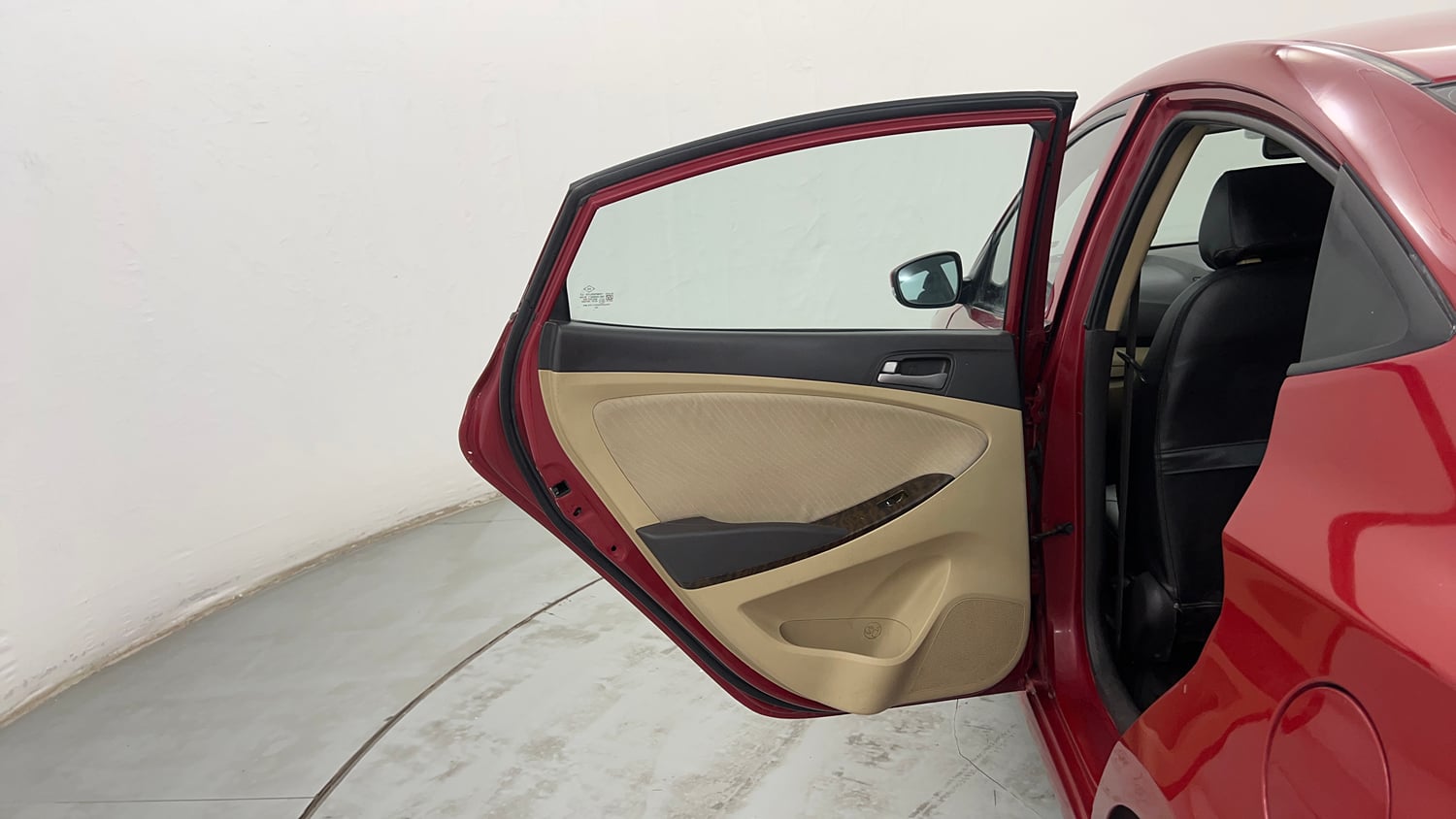 Used 2016 Hyundai Verna 1.6 CRDI SX Diesel Manual interior LEFT REAR DOOR OPEN VIEW
