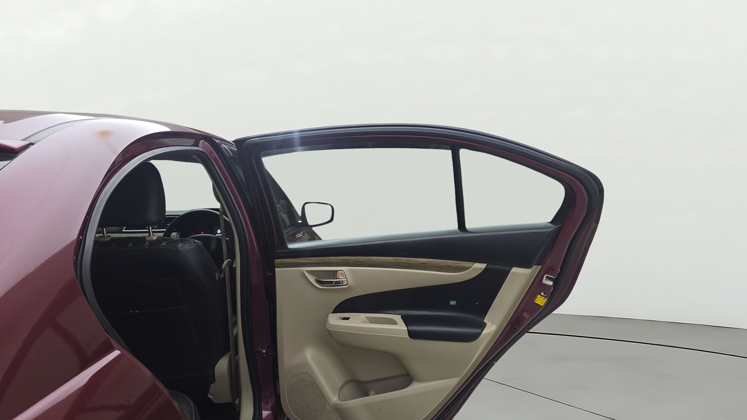 Used 2019 Maruti Suzuki Ciaz Delta Hybrid 1.5 Petrol Manual interior RIGHT REAR DOOR OPEN VIEW