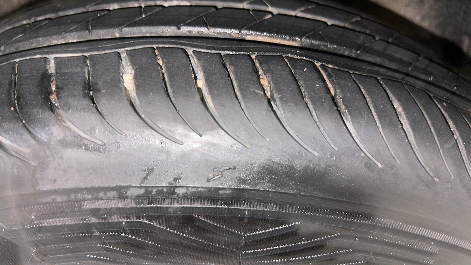Used 2020 Honda City V Petrol Petrol Manual tyres RIGHT REAR TYRE TREAD VIEW