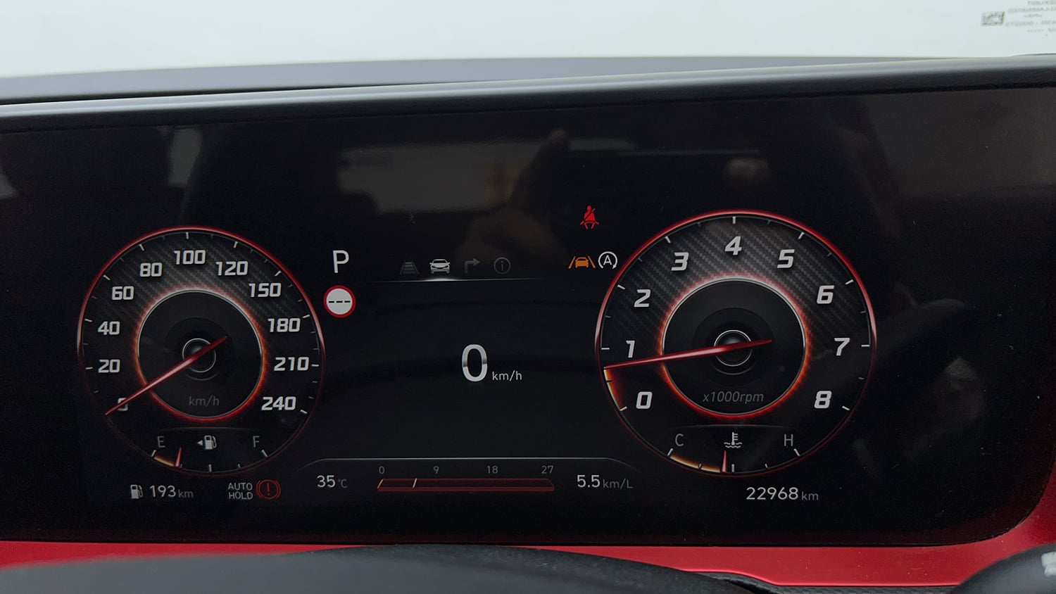 Used 2024 Hyundai Creta N-Line N10 1.5 Turbo DCT Petrol Automatic interior CLUSTERMETER VIEW