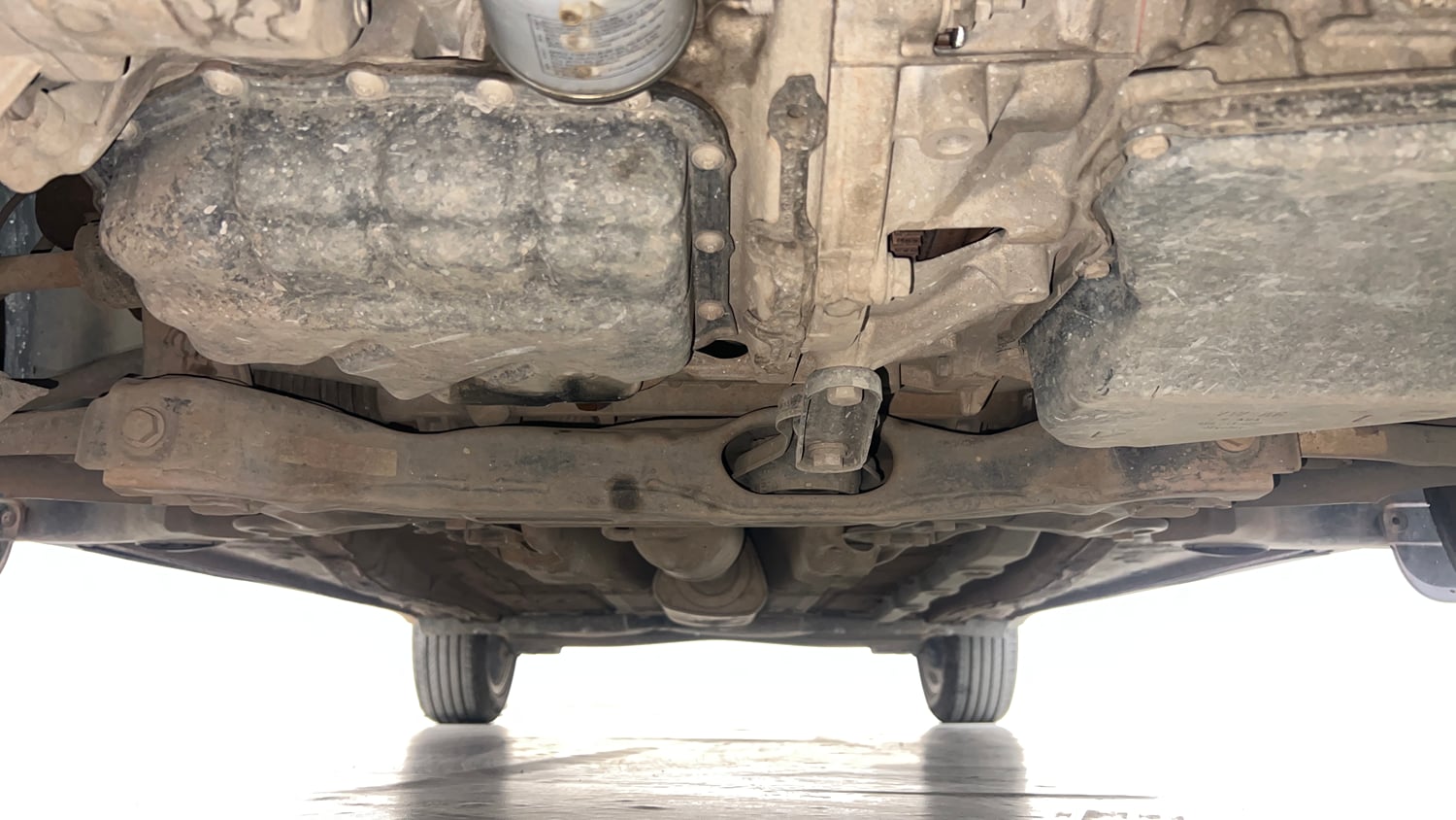 Used 2022 Skoda Kushaq Style 1.0L TSI AT Petrol Automatic extra FRONT LEFT UNDERBODY VIEW