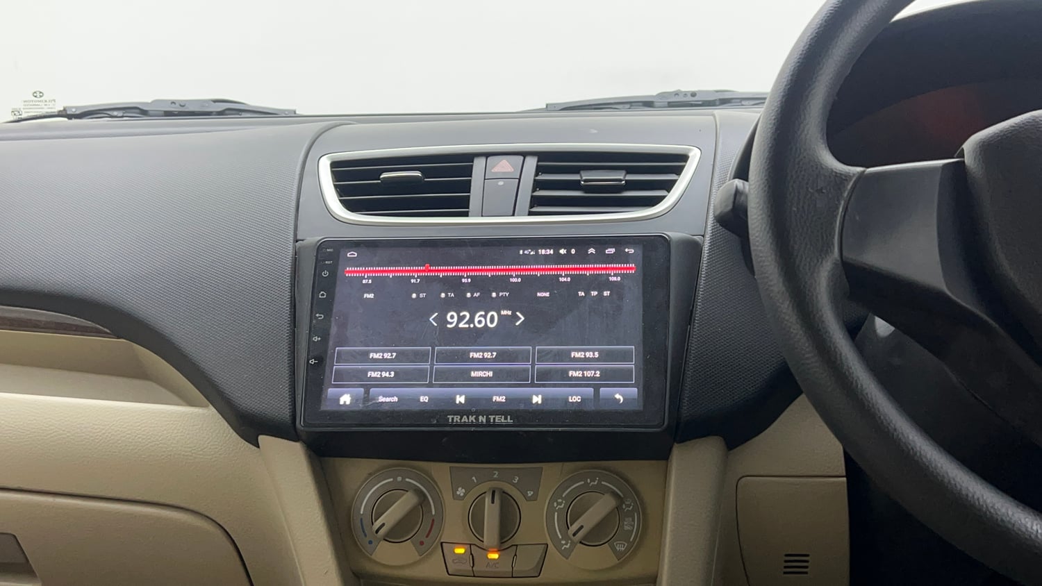 Used 2015 Maruti Suzuki Swift Dzire VXI Petrol Manual interior MUSIC SYSTEM & AC CONTROL VIEW