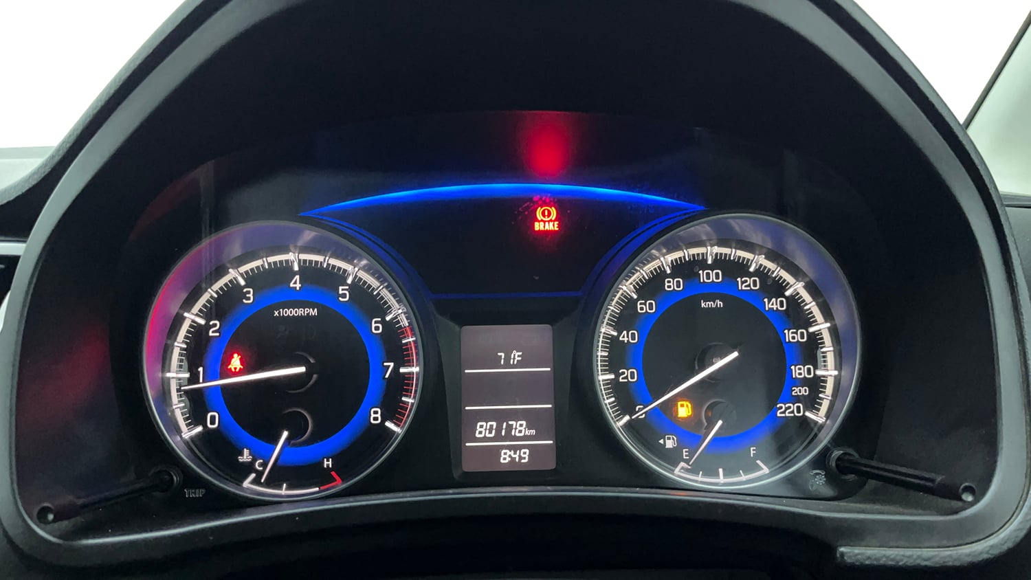 Used 2016 Maruti Suzuki Baleno Delta 1.2 Petrol Manual interior CLUSTERMETER VIEW