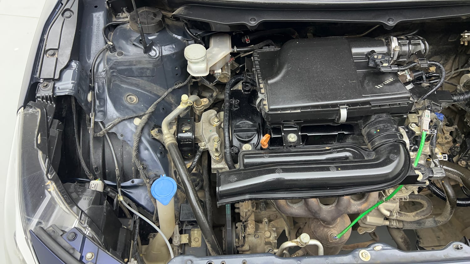 Used 2023 Toyota Glanza G Petrol Manual engine ENGINE RIGHT SIDE VIEW