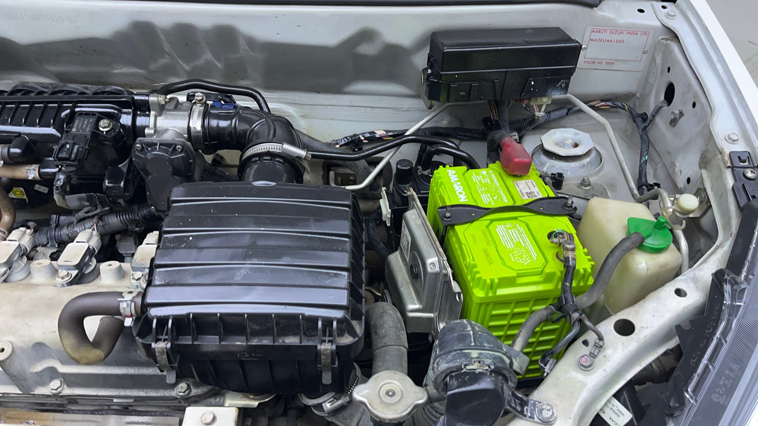 Used 2017 Maruti Suzuki Alto 800 VXi (O) Petrol Manual engine ENGINE LEFT SIDE VIEW