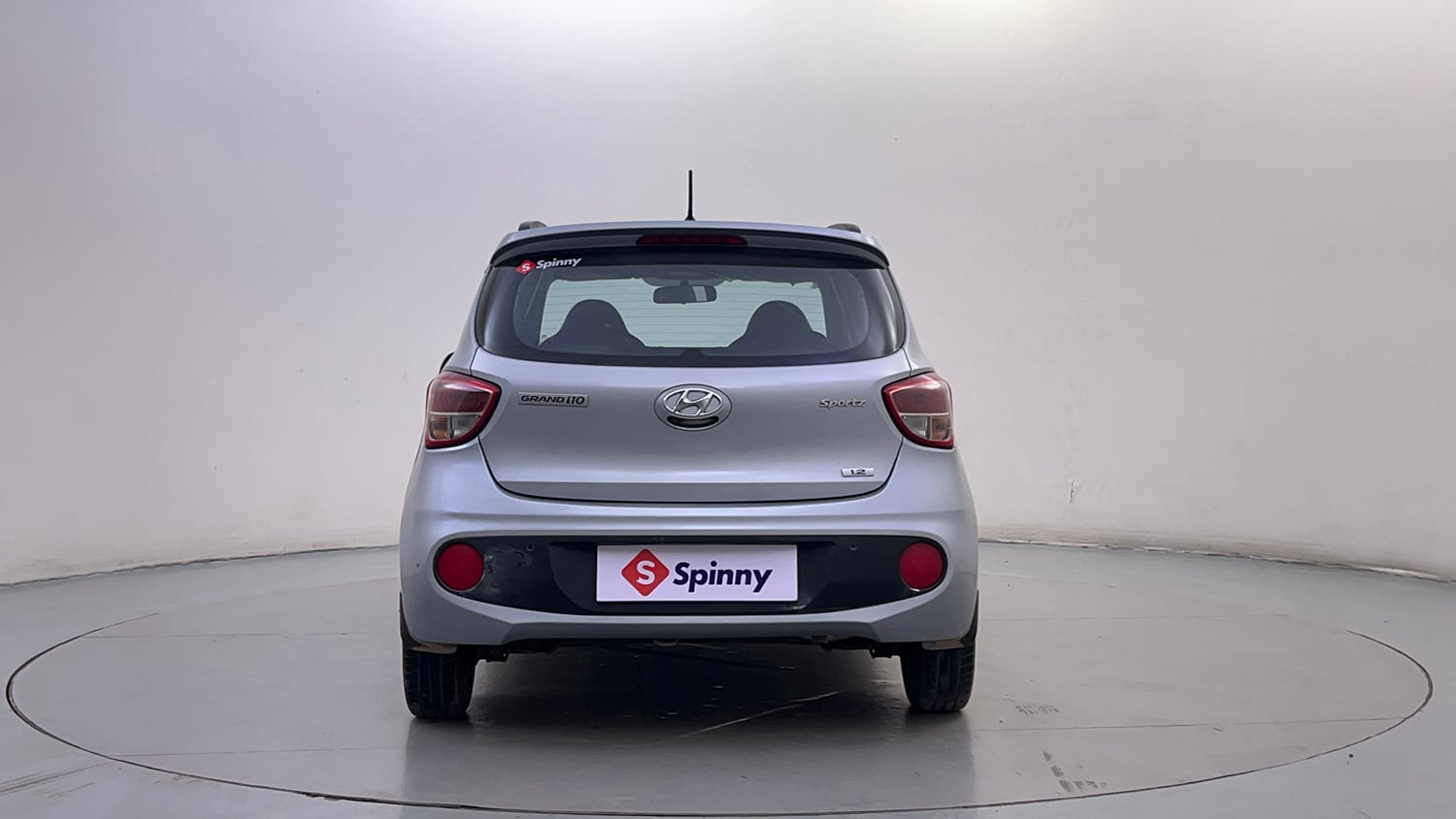 Used 2019 Hyundai Grand i10 Sportz 1.2 Kappa VTVT Petrol Manual exterior BACK VIEW