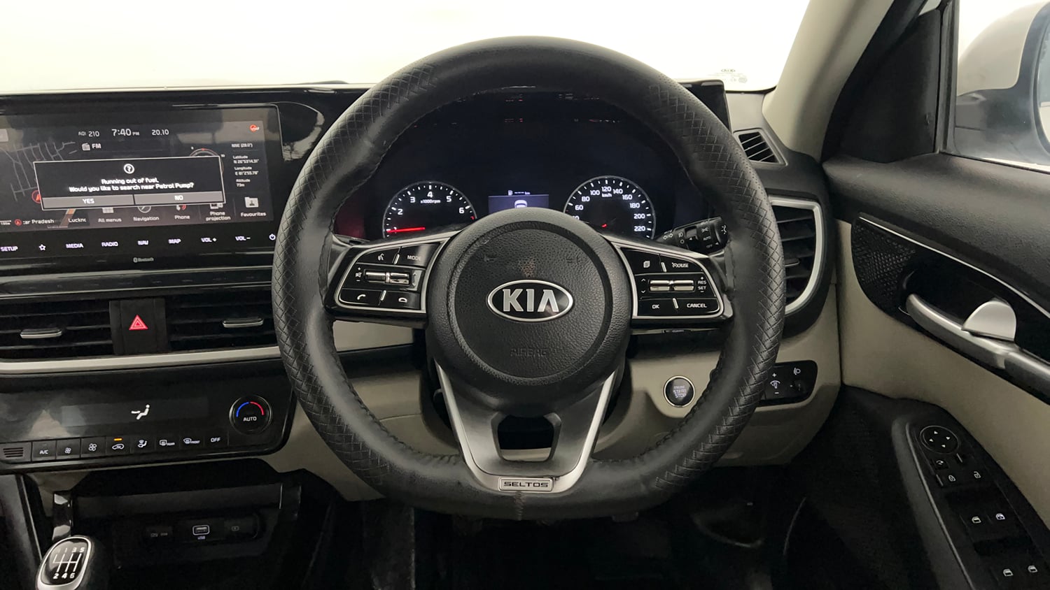 Used 2020 Kia Seltos HTX 1.5 Petrol Manual interior STEERING VIEW