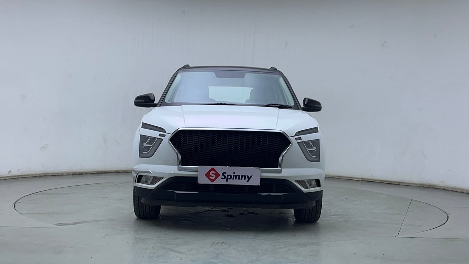Used 2022 Hyundai Creta SX (O) 1.5 Petrol IVT Knight Petrol Automatic exterior FRONT VIEW