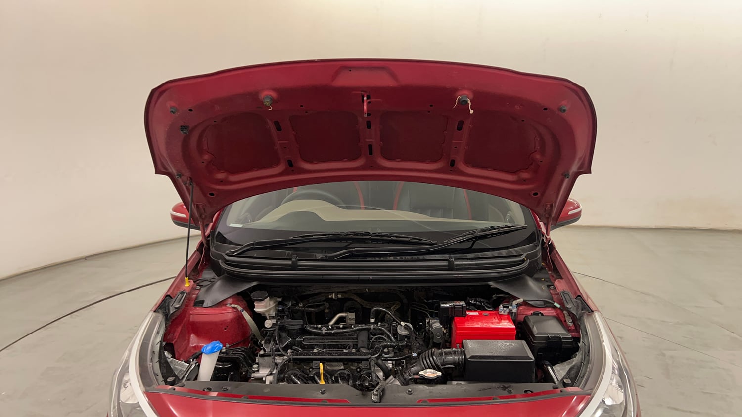 Used 2019 Hyundai Elite i20 Sportz Plus 1.2 Petrol Manual engine ENGINE & BONNET OPEN FRONT VIEW