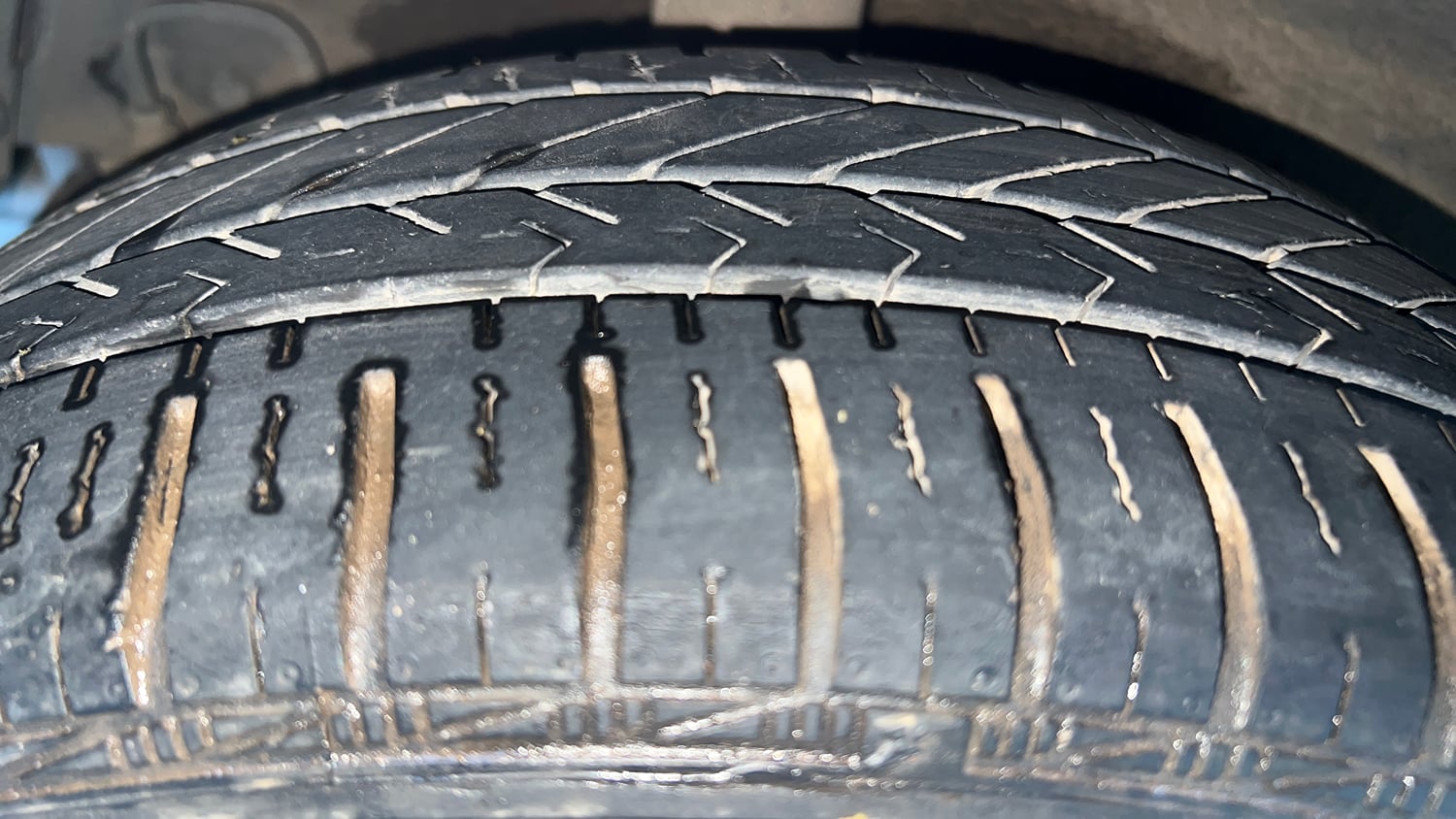 Used 2015 Hyundai Xcent S 1.2 Petrol Manual tyres RIGHT REAR TYRE TREAD VIEW