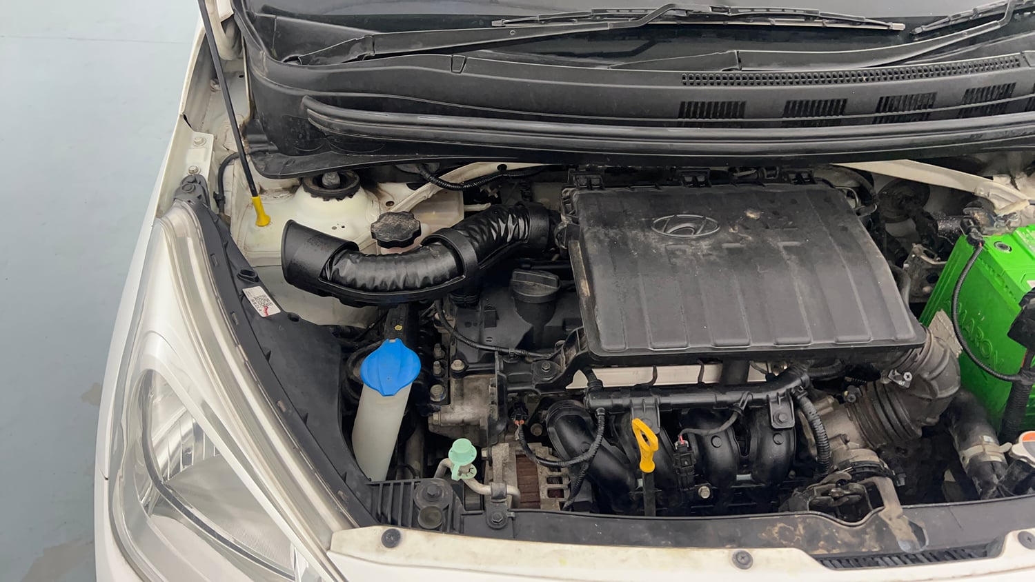 Used 2019 Hyundai Grand i10 Sportz 1.2 Kappa VTVT Petrol Manual engine ENGINE RIGHT SIDE VIEW
